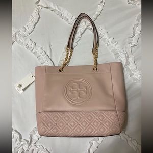 Tory Burch tote bag shell pink
